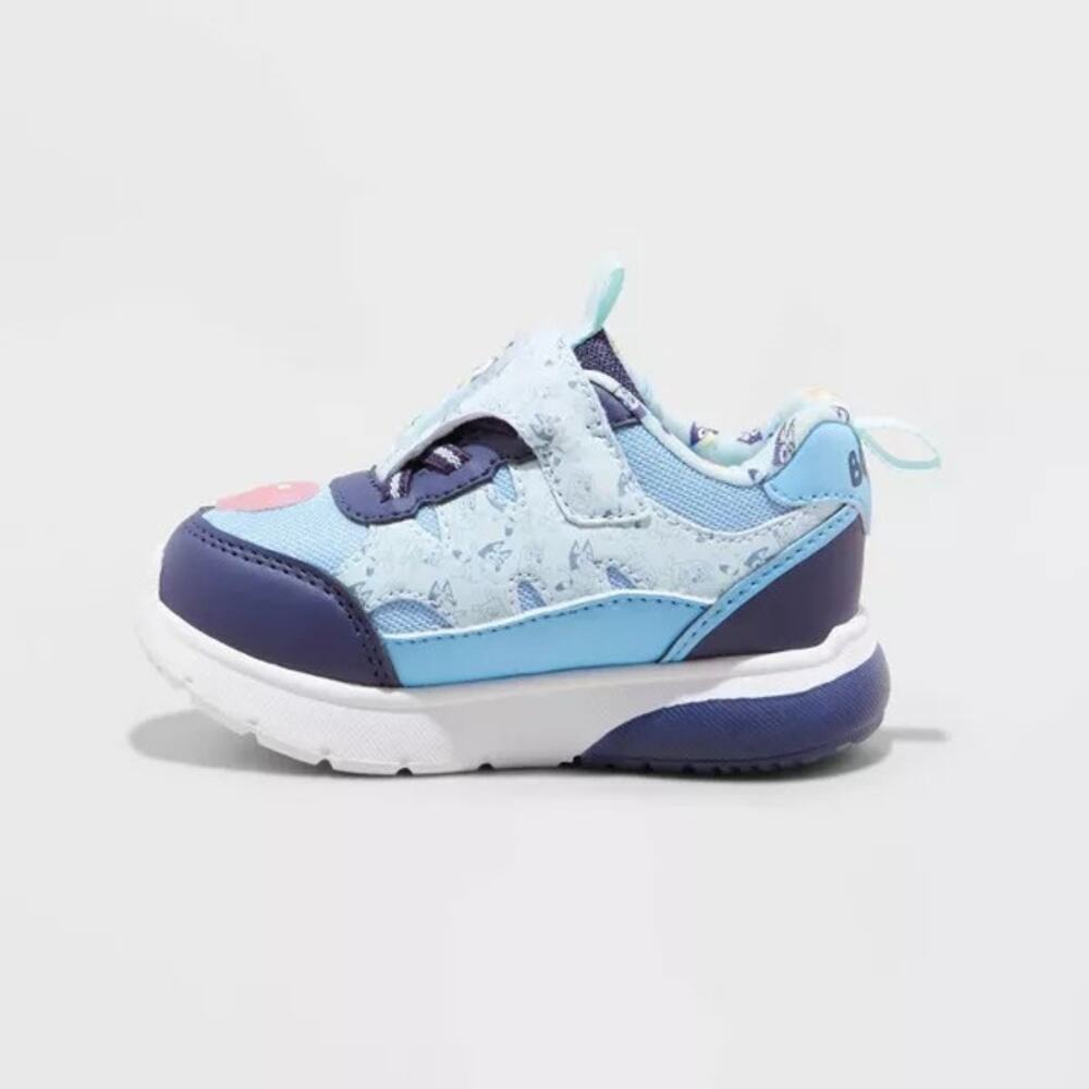 Light Up Toddler Bluey Athletic Sneakers - Blue - Picture 2 of 5